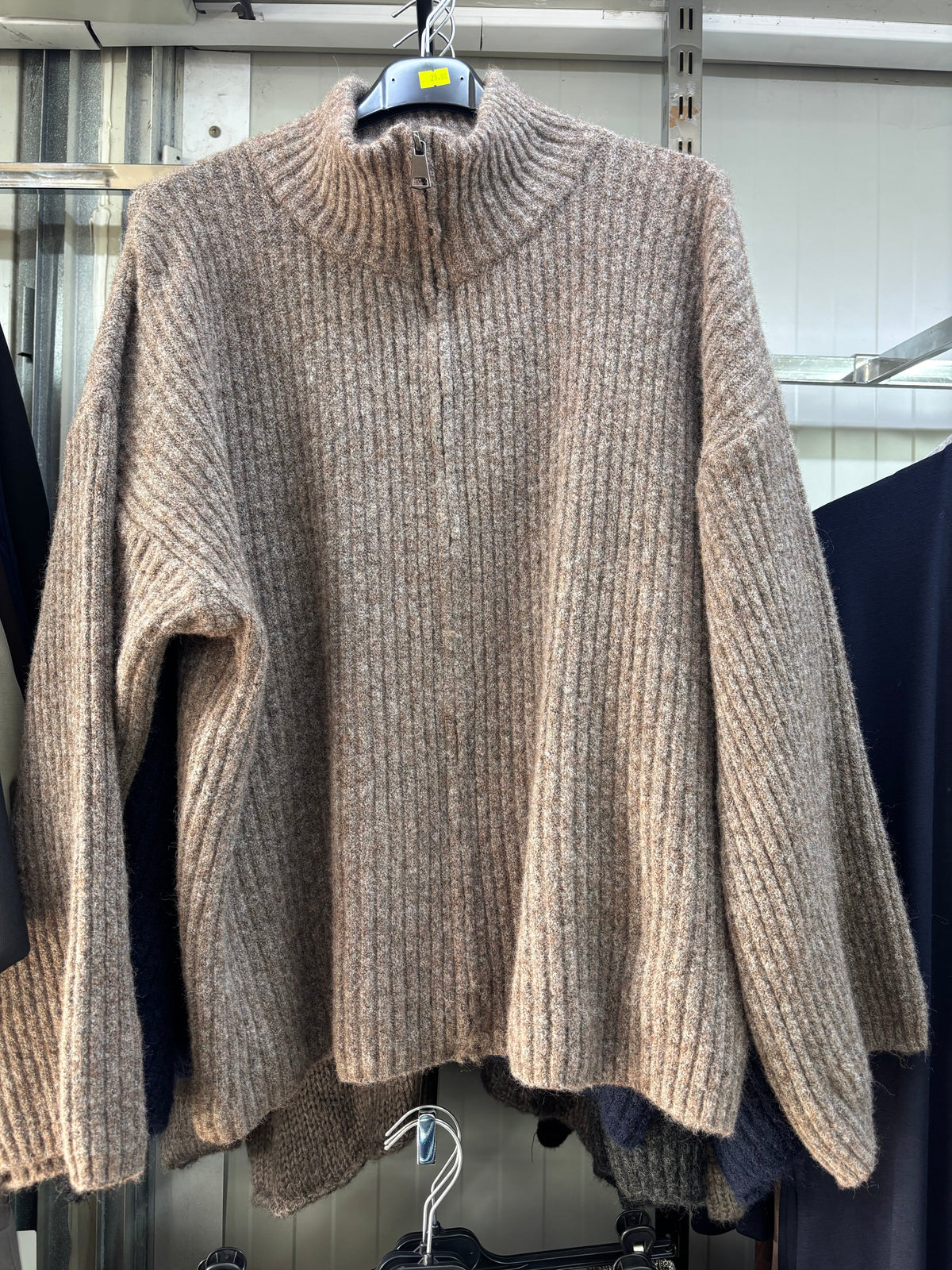 Pull avec fermeture éclair oversize SALIHA MODE