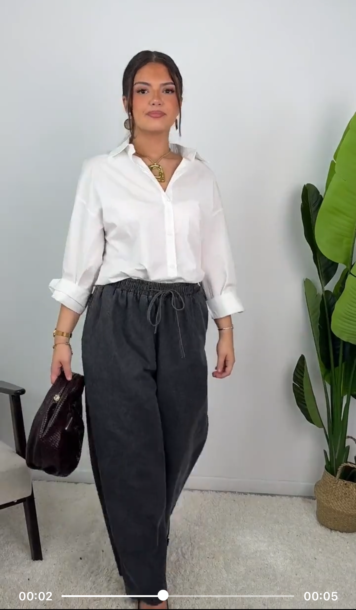 Pantalon jean 100% coton SALIHA MODE