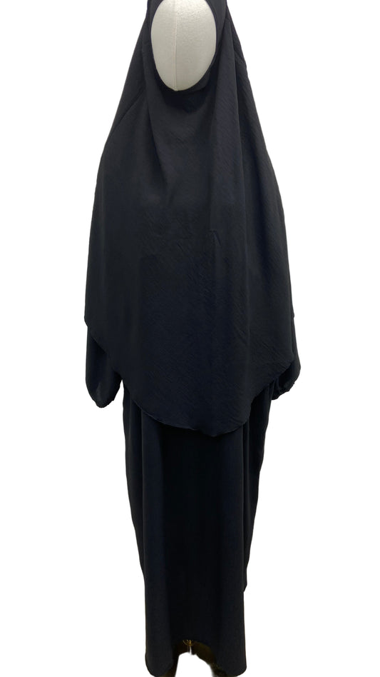Robe Hadj Omra avec POCHE DEVANT et khimar en JAZZ