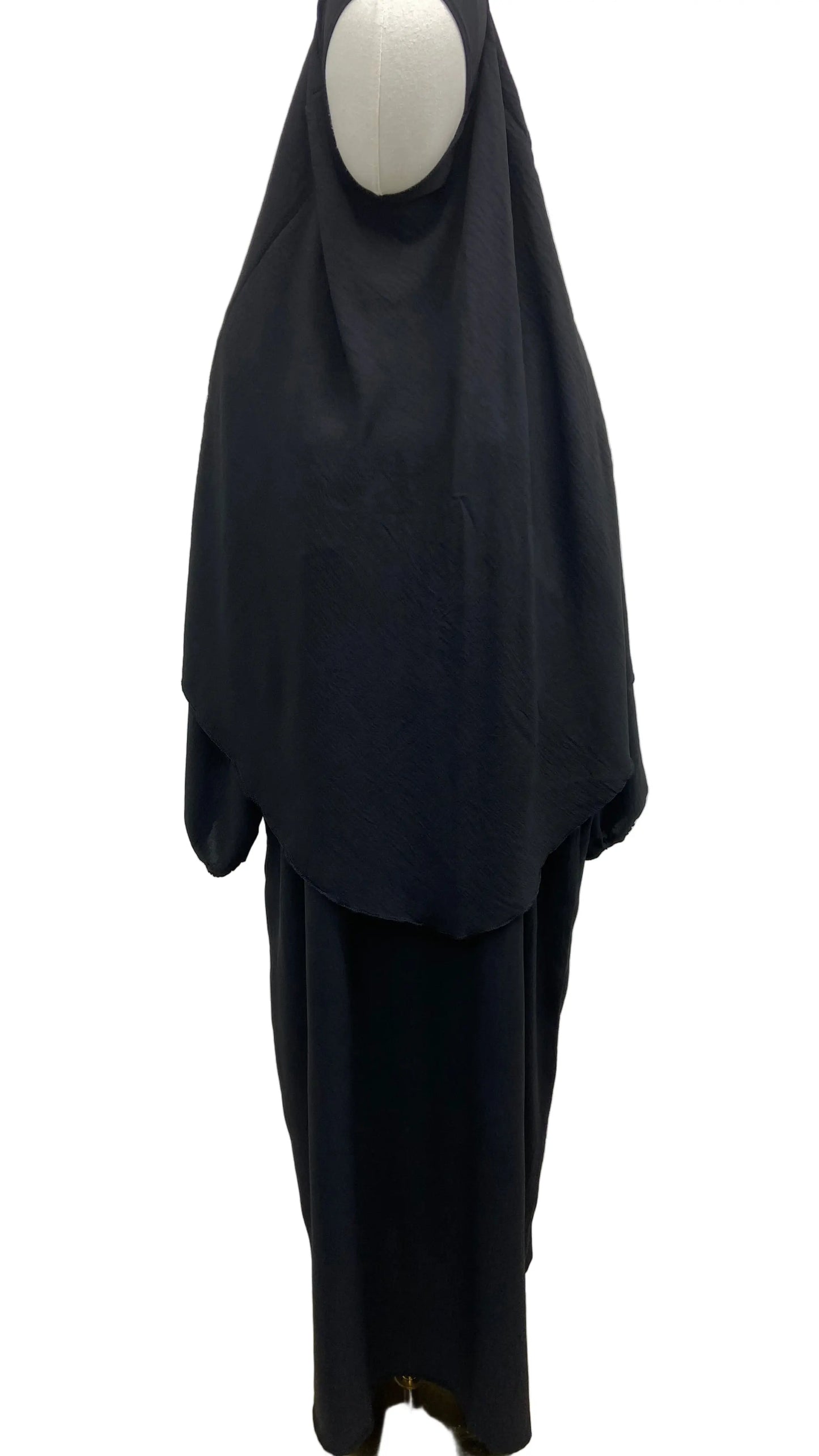 Robe Hadj Omra avec POCHE DEVANT et khimar (en JAZZ) SALIHA MODE