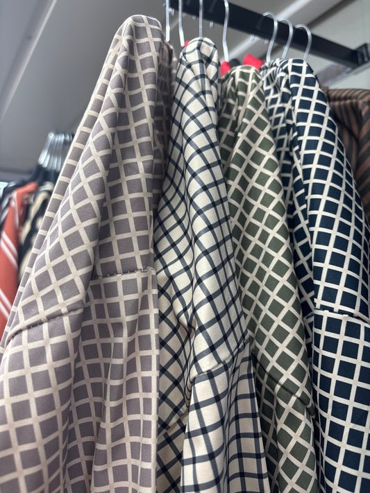 Veste à carreaux vichy SALIHA MODE
