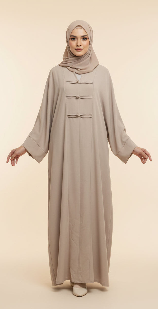 Robe longue asiatique oversize SALIHA MODE
