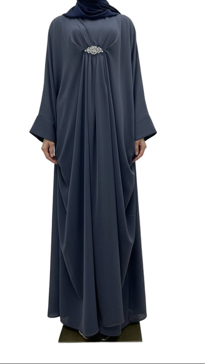 Robe en Soie de Médine papillon ou ajustable Grande de taille SALIHA MODE