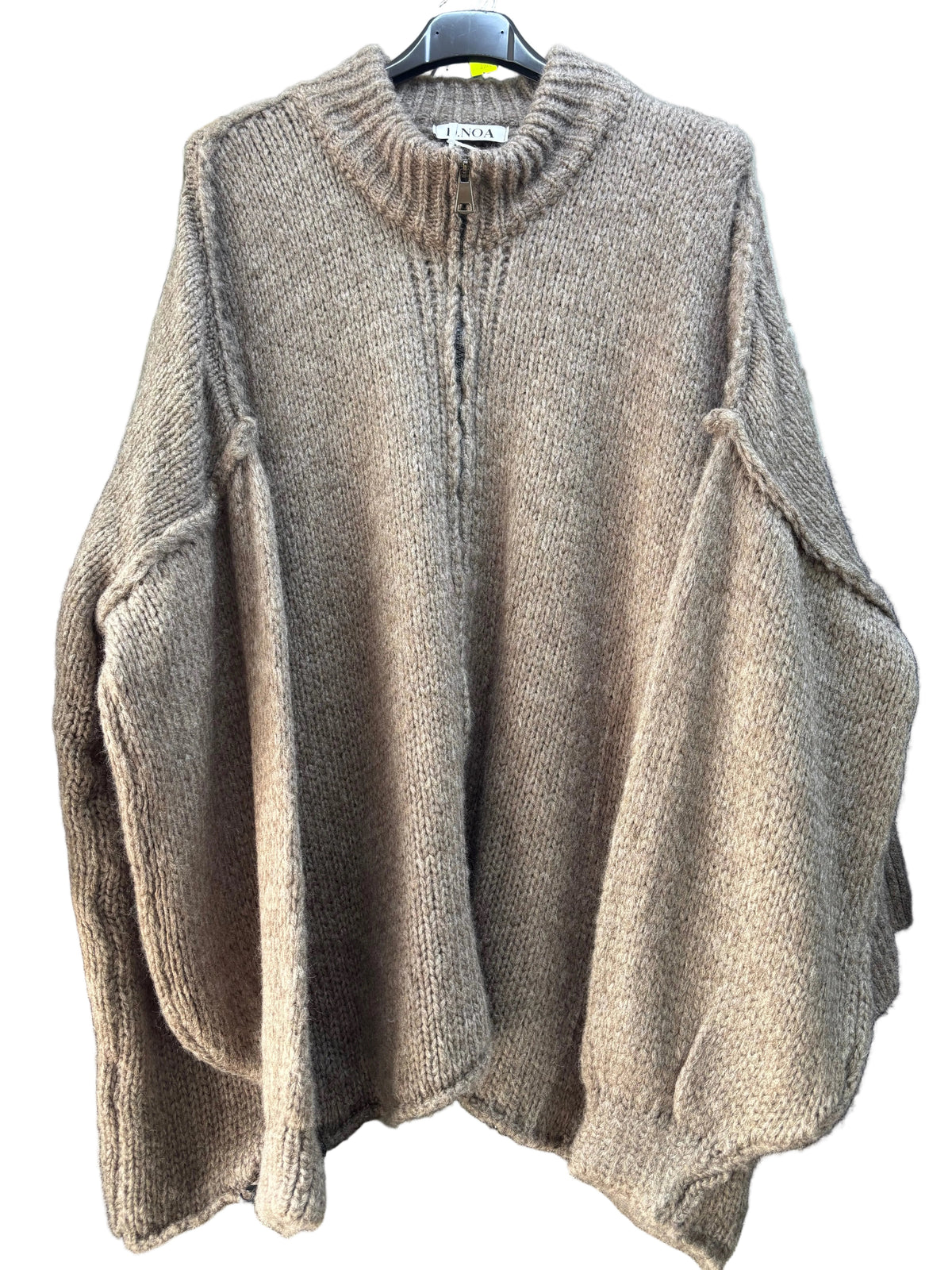 Pull oversize à fermeture éclair SALIHA MODE