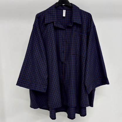 Chemise à petits carreaux Oversize SALIHA MODE