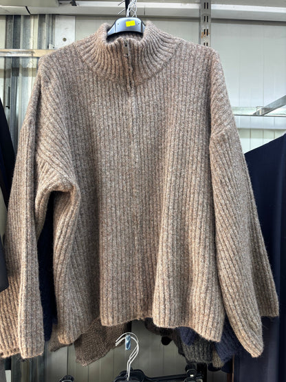 Pull avec fermeture éclair oversize SALIHA MODE