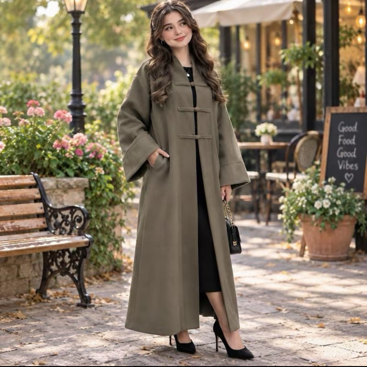 Manteau Kimono long et oversize SALIHA MODE