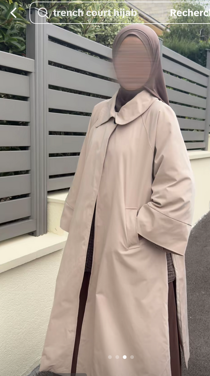 Trench Cape longue imperméable oversize SALIHA MODE