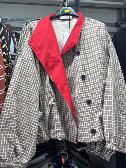 Veste à carreaux vichy SALIHA MODE