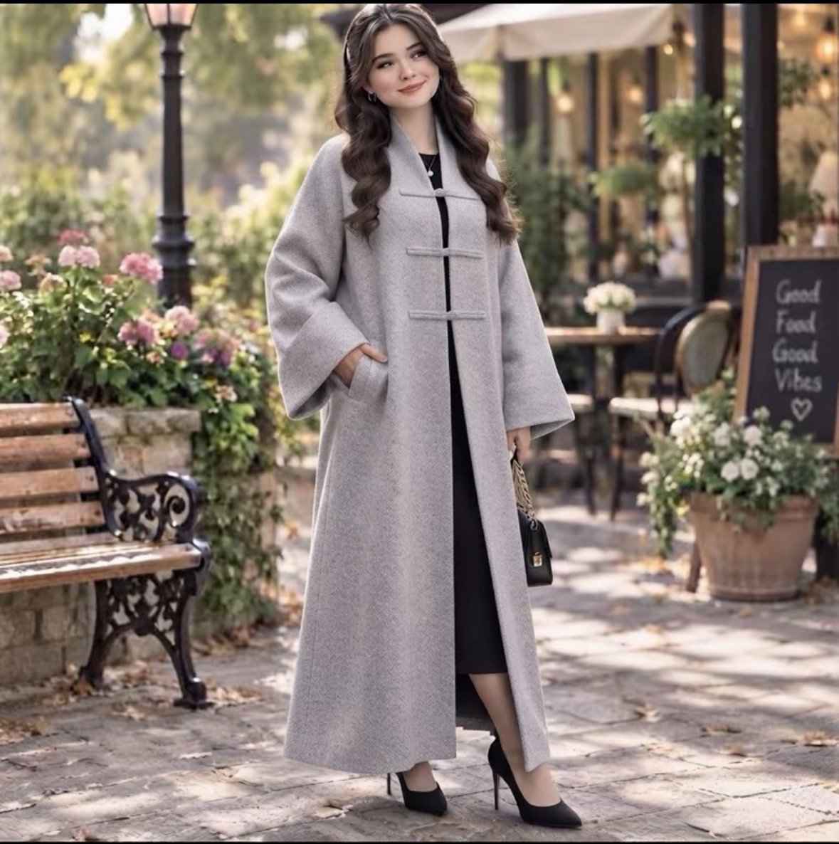Manteau Kimono long et oversize SALIHA MODE