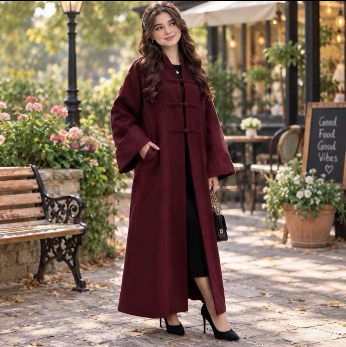 Manteau Kimono long et oversize SALIHA MODE