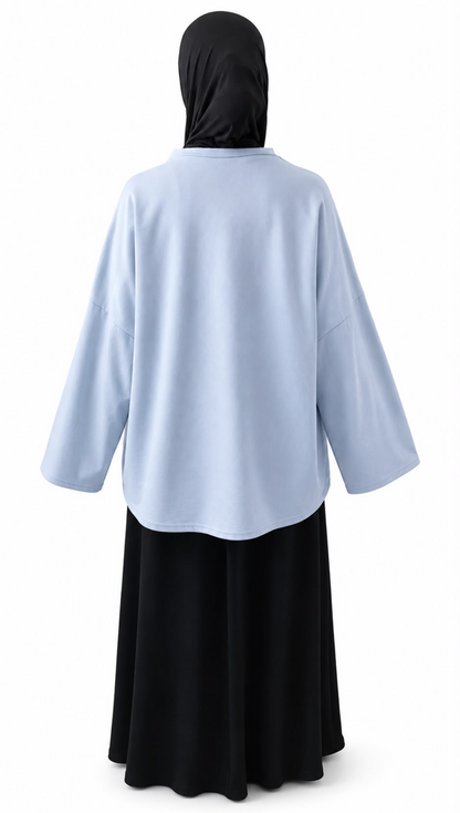 T shirt uni grande taille coton SALIHA MODE