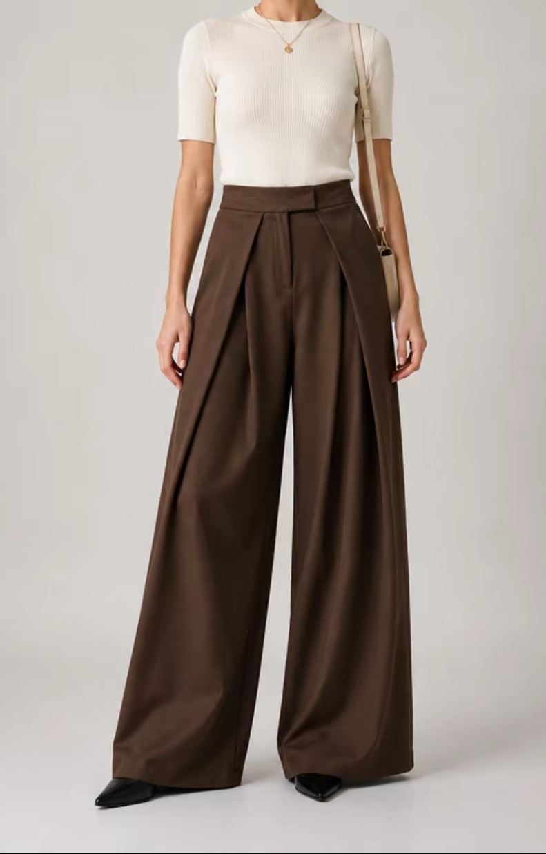 Pantalon décontracté coupe Palazzo SALIHA MODE