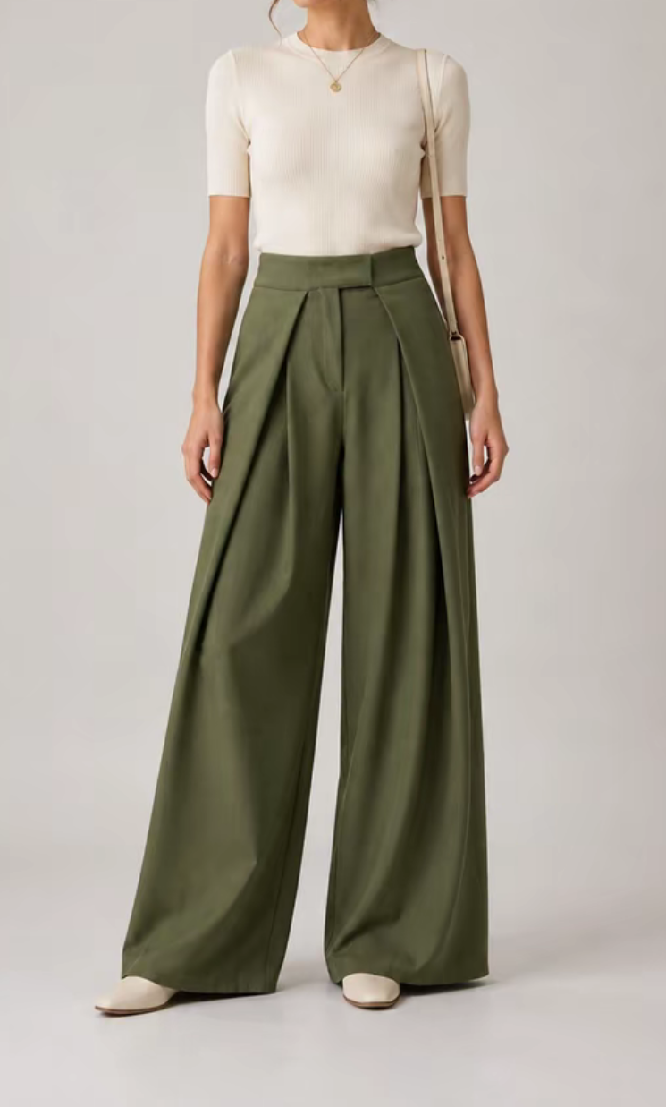 Pantalon décontracté coupe Palazzo SALIHA MODE