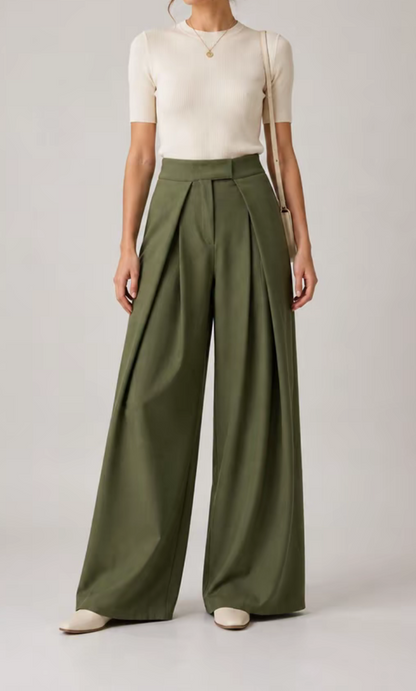 Pantalon décontracté coupe Palazzo SALIHA MODE