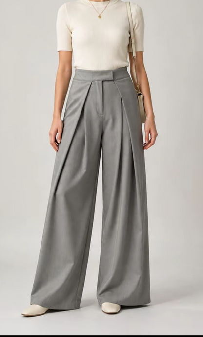 Pantalon décontracté coupe Palazzo SALIHA MODE