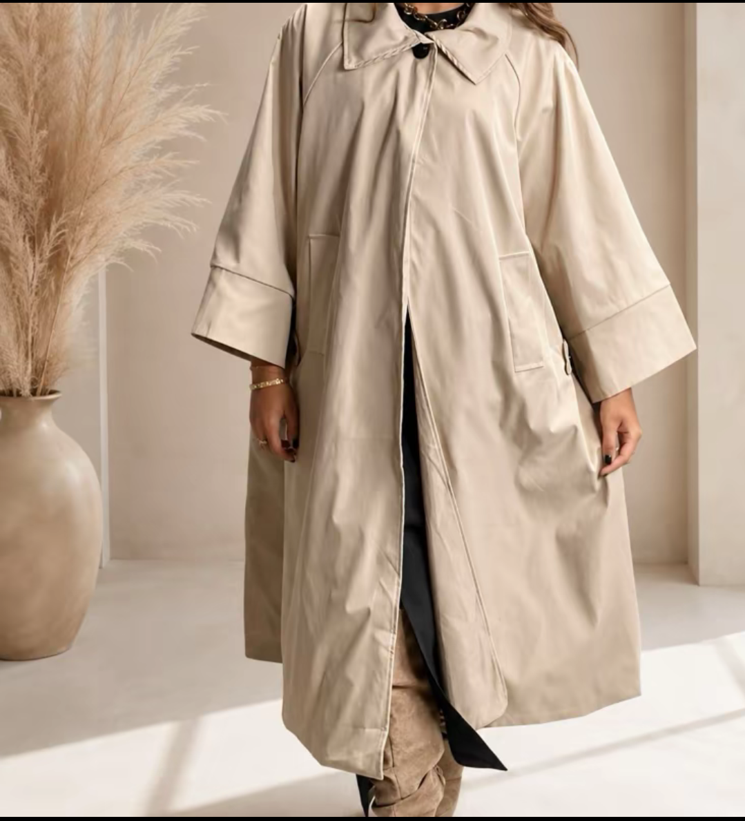 Trench Cape longue imperméable oversize SALIHA MODE