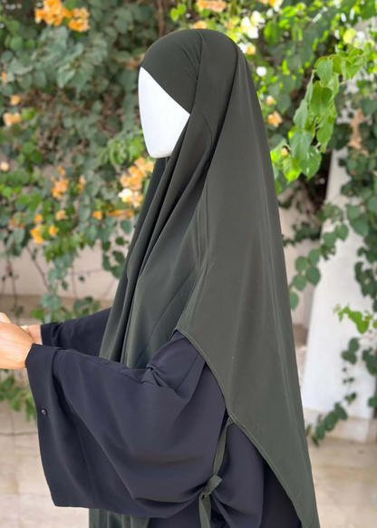 Khimar long cape à lanières sur les côtés SALIHA MODE