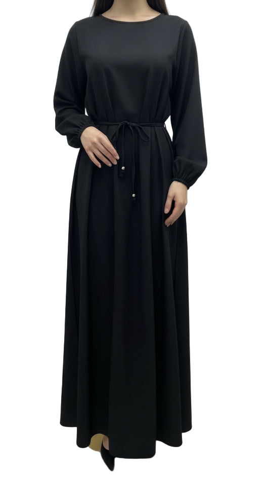 Abaya simple avec poches SALIHA MODE