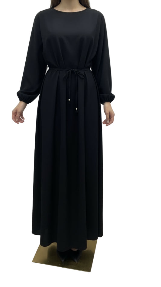 Abaya simple avec poches SALIHA MODE