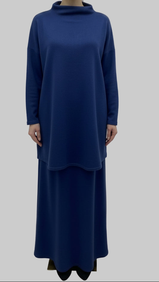 Ensemble avec jupe en laine