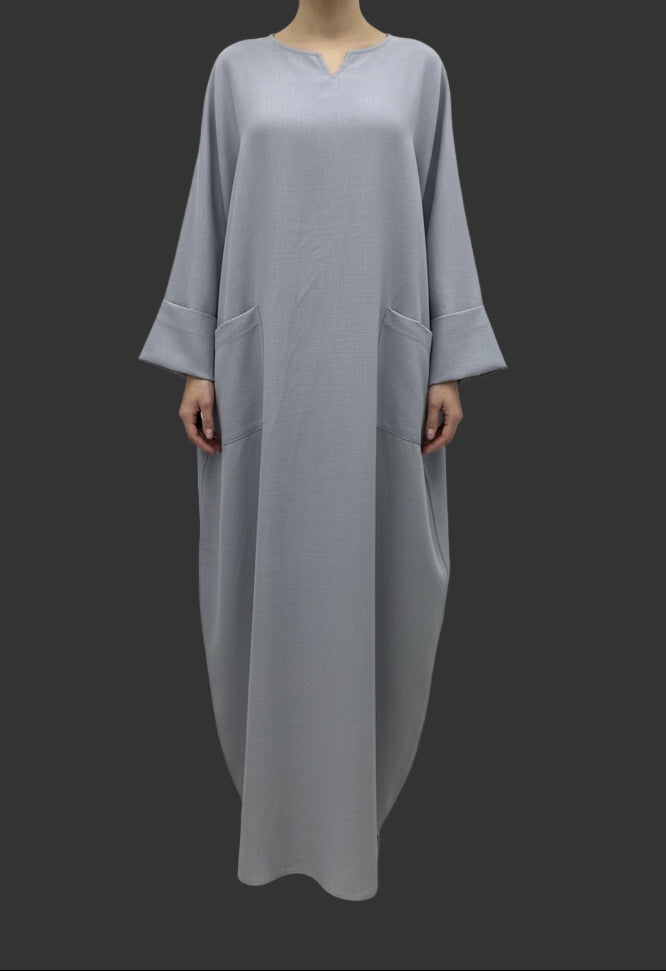 Robe large et longue avec deux poches SALIHA MODE