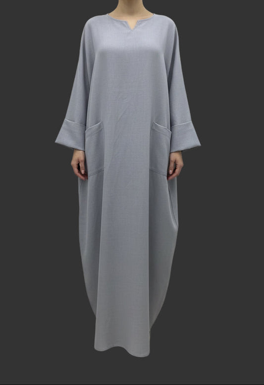 Robe large et longue avec deux poches SALIHA MODE