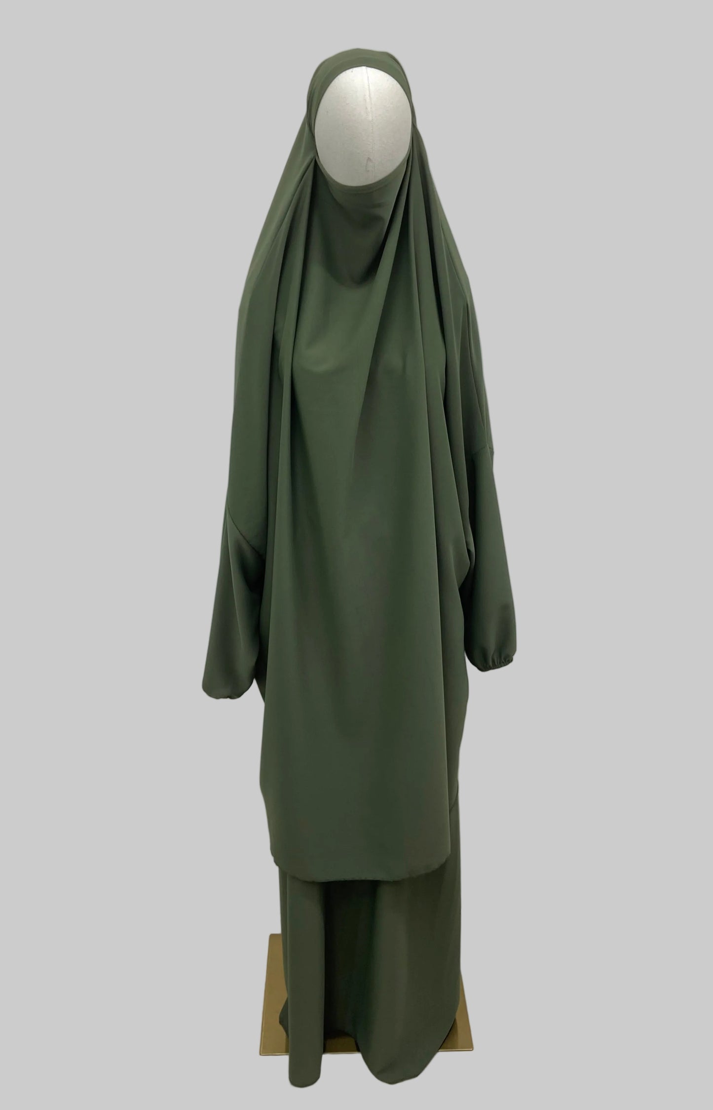 Jilbeb deux pièces en soie de médine, avec jupe SALIHA MODE