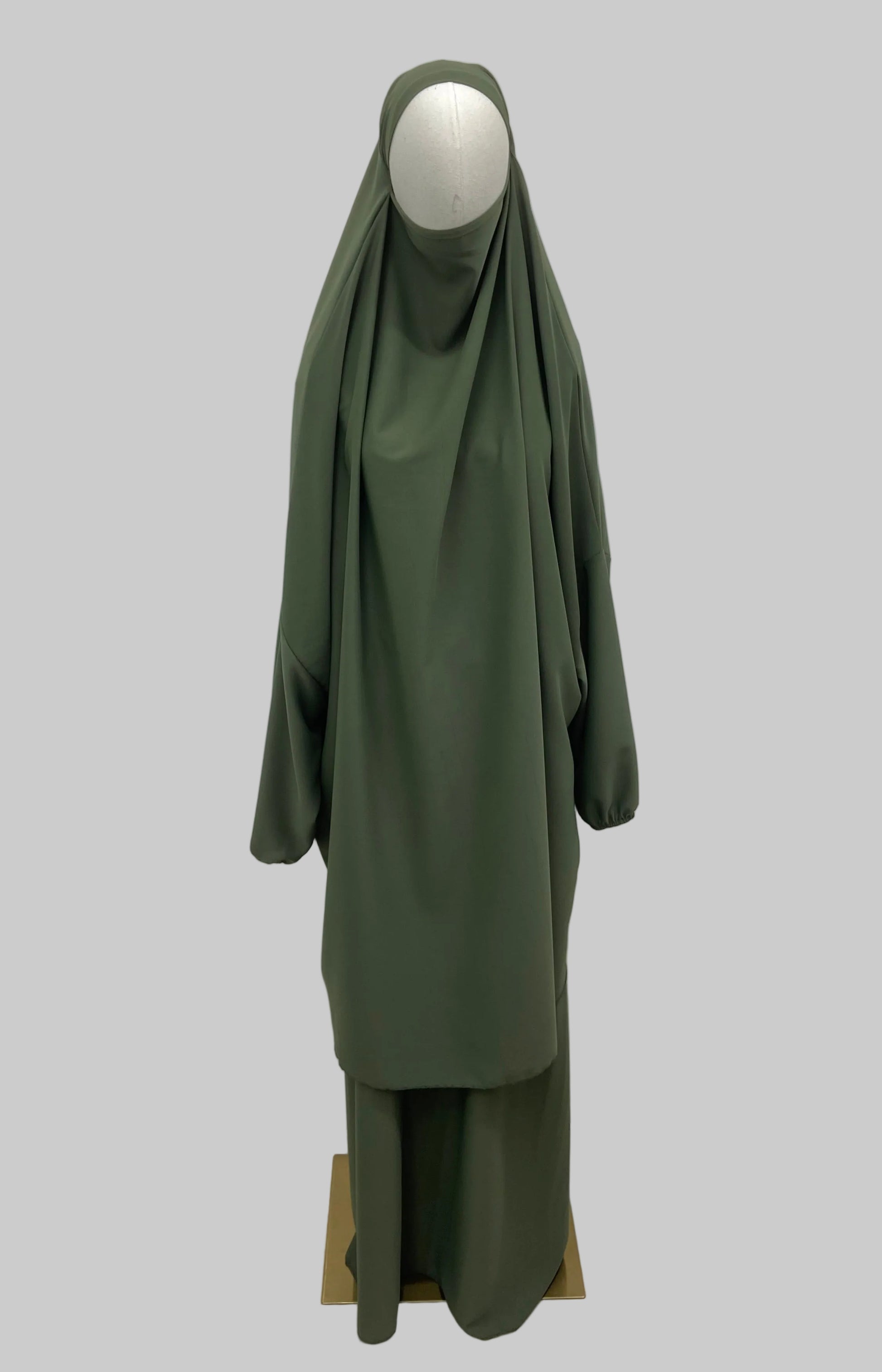 Jilbeb deux pièces en soie de médine, avec jupe SALIHA MODE