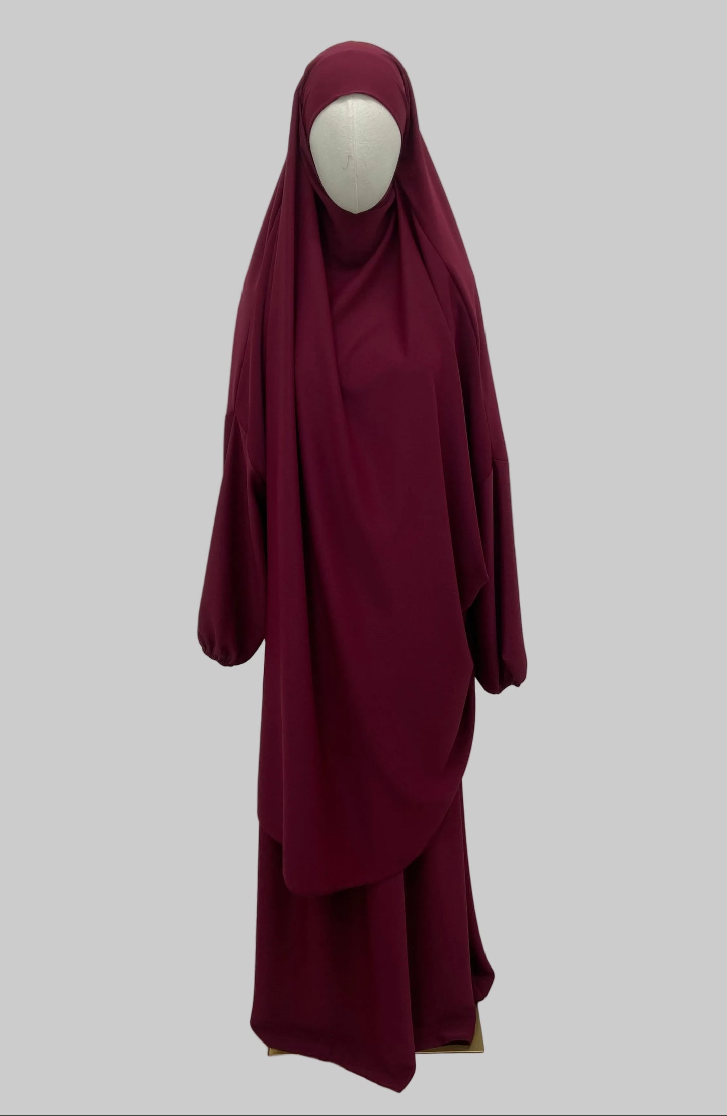 Jilbeb deux pièces en soie de médine, avec jupe SALIHA MODE