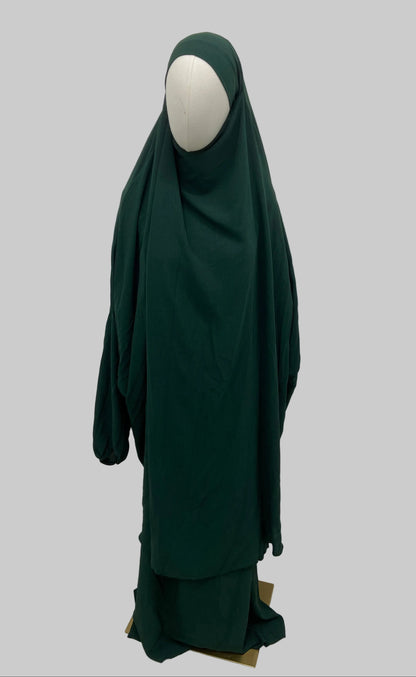 Jilbeb deux pièces en Jazz avec jupe SALIHA MODE