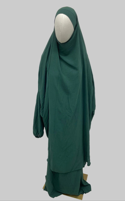 Jilbeb deux pièces en Jazz avec jupe SALIHA MODE