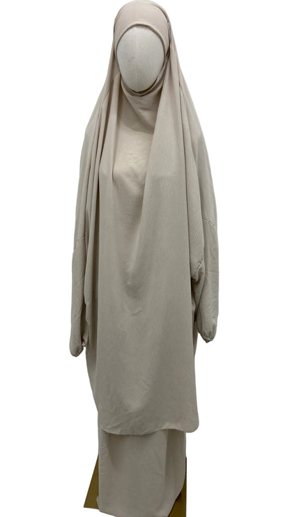 Jilbeb deux pièces en Jazz avec jupe SALIHA MODE