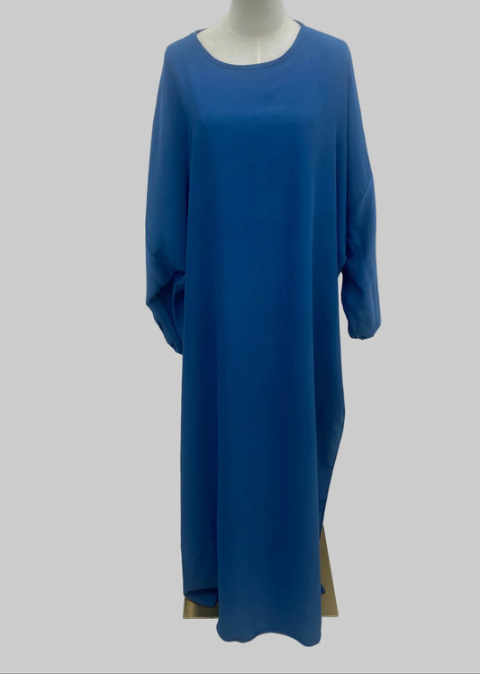 Ensemble Robe et khimar en soie de medine SALIHA MODE