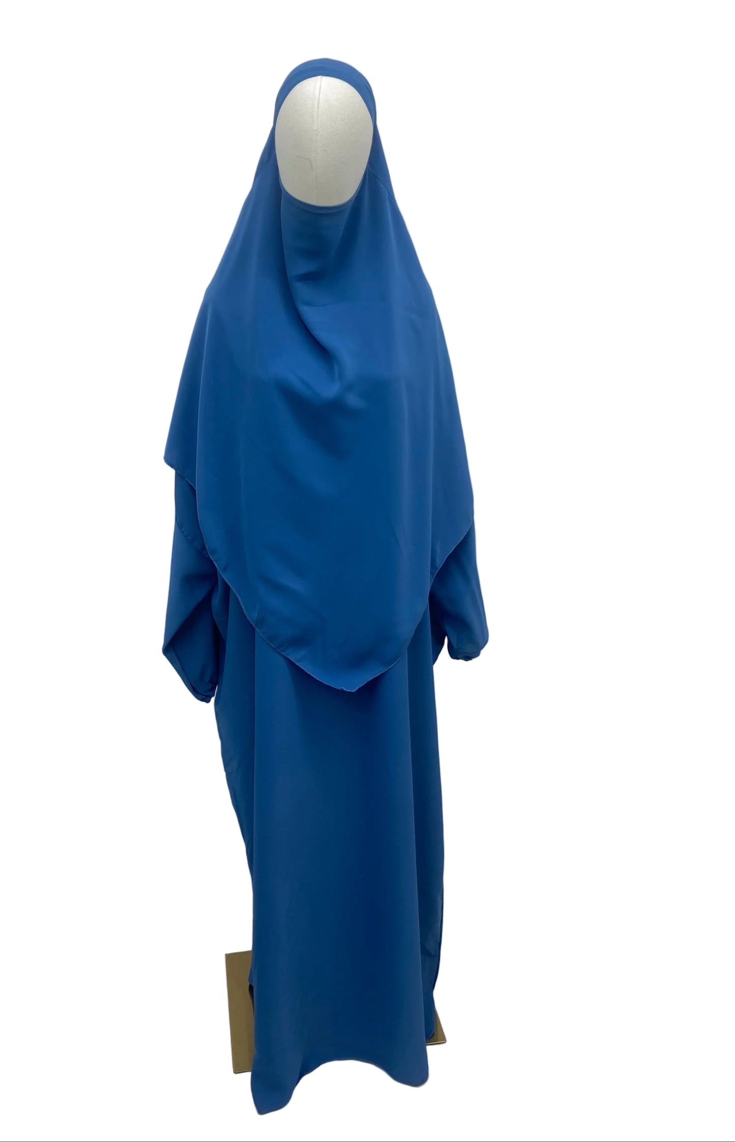 Ensemble Robe et khimar en soie de medine SALIHA MODE