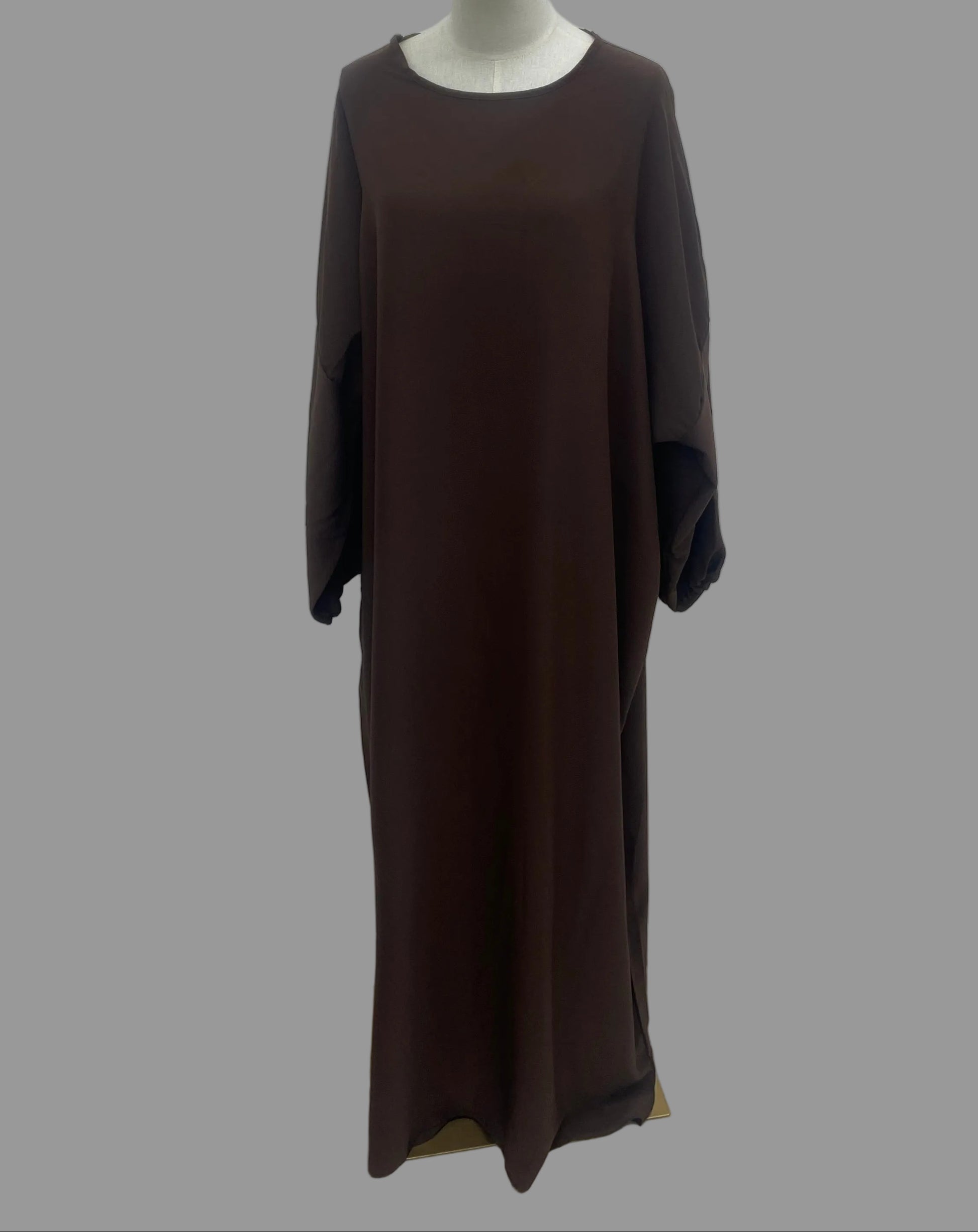 Ensemble Robe et khimar en soie de medine SALIHA MODE