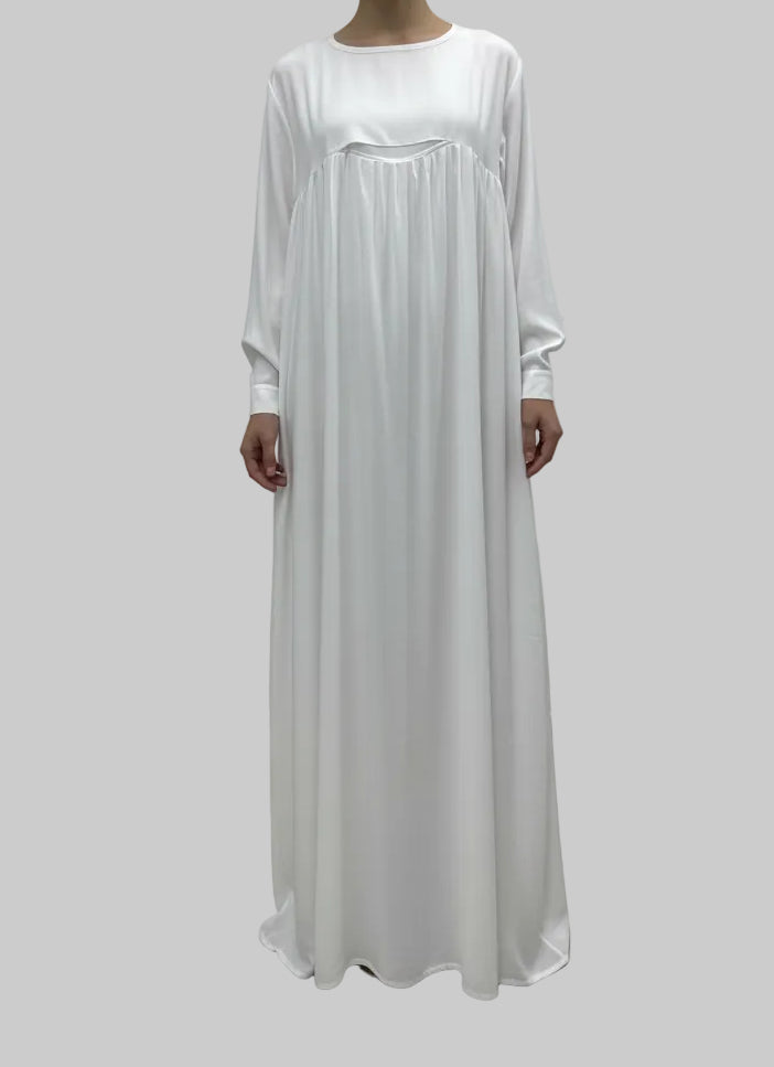 Robe OMRA en coton avec grand foulard