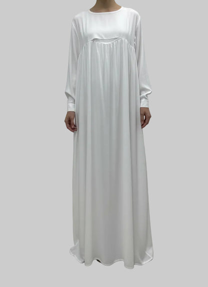 Robe OMRA en coton avec grand foulard